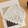 Bonnet Ample Ajouré à la Main pour Femme – Bonnet Léger Élastique et Sans Bord en Maille Tissée, Style Décontracté & Chic