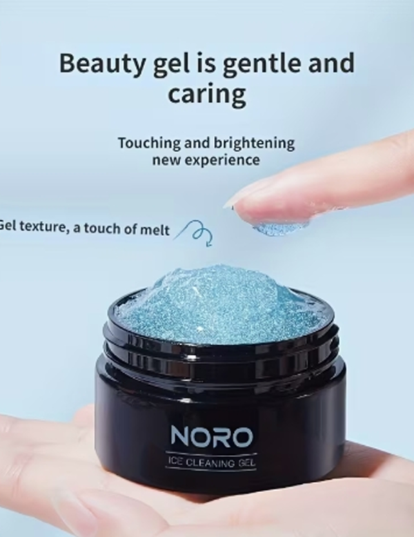 Gel Cristaux de Glace au Charbon de Bambou – Nettoyant Détoxifiant Pores Gras, Anti-Imperfections et Hydratation Doux Mixte