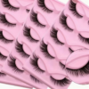 Pack de 15 Paires de Faux Cils 3D en Vison Synthétique Effet Œil de Renard – Cils Dramatiques Épais, Extension de Queue et Réutilisables (3 Boîtes) – Image 4