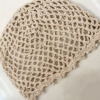Bonnet Ample Ajouré à la Main pour Femme – Bonnet Léger Élastique et Sans Bord en Maille Tissée, Style Décontracté & Chic
