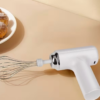 Batteur Électrique à Main Sans Fil HOTU – Mixeur Portable Rechargeable par USB, Léger et Ergonomique pour Pâtisserie (Gâteaux, Muffins, Biscuits)
