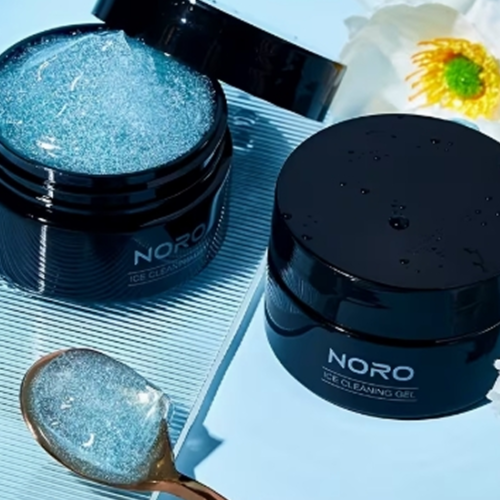 Gel Cristaux de Glace au Charbon de Bambou – Nettoyant Détoxifiant Pores Gras, Anti-Imperfections et Hydratation Doux Mixte