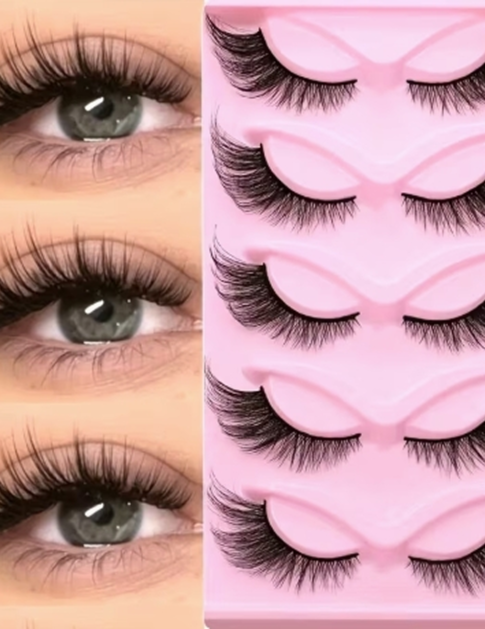 Pack de 15 Paires de Faux Cils 3D en Vison Synthétique Effet Œil de Renard – Cils Dramatiques Épais, Extension de Queue et Réutilisables (3 Boîtes)