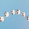 Faux Ongles Press-On Nail Art Floral Spécial Fête des Mères – Collection Printemps-Été, Kit de 24 Pièces Élégantes à Porter