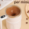 Gobelet Auto-Agitant Magnétique Intelligent avec Affichage Numérique – Tasse Mixeur Électrique Portable à une Touche pour Café, Protéines, Shakes et Boissons Instantanées