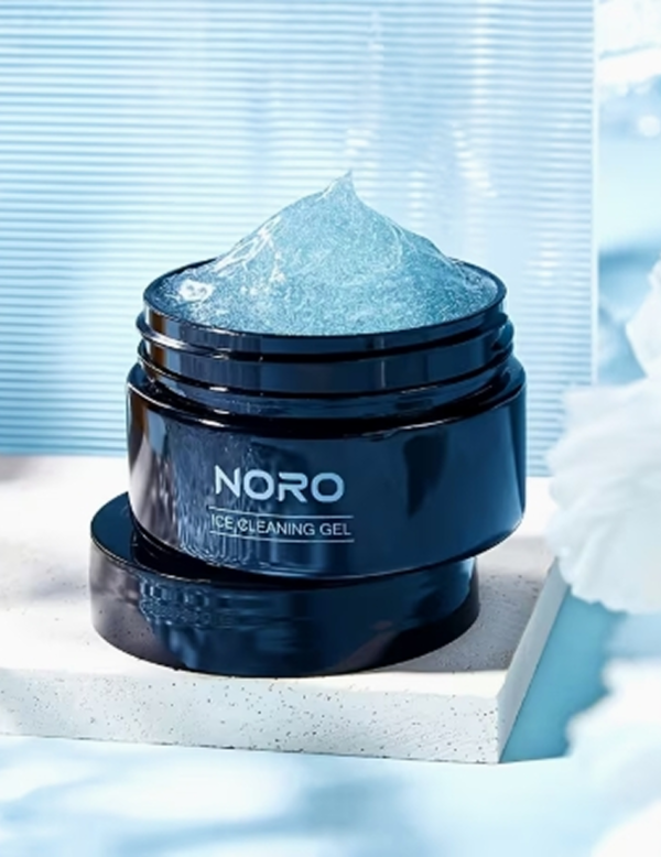 Gel Cristaux de Glace au Charbon de Bambou – Nettoyant Détoxifiant Pores Gras, Anti-Imperfections et Hydratation Doux Mixte