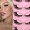 Pack de 15 Paires de Faux Cils 3D en Vison Synthétique Effet Œil de Renard – Cils Dramatiques Épais, Extension de Queue et Réutilisables (3 Boîtes) – Image 2