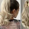 Extension Queue de Cheval Ondulée à Clipser – Postiche Synthétique Volumineux (30 à 35 cm) pour Usage Quotidien