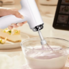 Batteur Électrique à Main Sans Fil HOTU – Mixeur Portable Rechargeable par USB, Léger et Ergonomique pour Pâtisserie (Gâteaux, Muffins, Biscuits)