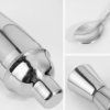 Ensemble de Mixologie et Shaker à Cocktails 5 Pièces – Kit de Barman Complet en Acier Inoxydable pour la Maison, Fêtes et Crémaillères