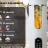 Mini Extracteur de Jus et Blender Portable Hilton 530ml – Mixeur Sans Fil 12 Lames, 21000 RPM avec Broyeur de Glace et Auto-Nettoyage pour Smoothies et Voyage