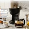 Rectangle 879 (89) Cafetière Filtre Goutte à Goutte SUPERLEX 1,25L – Machine à Café Électrique pour Maison et Bureau avec Système Anti-Goutte et Arrêt Automatique