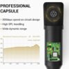 Pack Microphone USB de Studio Professionnel – Avec Bras Articulé, Filtre Anti-Pop & Qualité Audio Supérieure (Podcast, Streaming, Jeu & Chant)