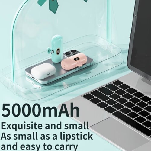 BYGP Mini Chargeur Portable 5000 mAh – Batterie Externe Ultra-Compacte de Poche