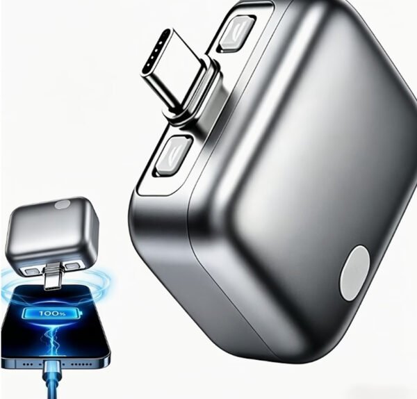Adaptateur de Charge Rapide Intelligent 140W USB-C – Connecteur Magnétique Escamotable, Protection Anti-Surcharge avec Arrêt Automatique à 100 % pour Charge de Nuit Sécurisée