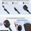 Système Microphone Cravate Professionnel avec Support Boom Portable & Extension Style Shotgun – Spécial Journalisme de Terrain & Interviews TV