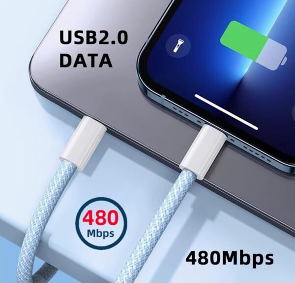 ot de 10 Câbles de Charge Rapide USB-C vers USB-C 60W – Pack Éco Premium, Optimisé Apple CarPlay & Android Auto, Design Moderne en Plastique Durable