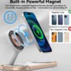 Station de Charge Sans Fil Rapide 3-en-1 15W – Chargeur Pliable pour iPhone 17/16/15, Apple Watch (Toutes Séries & Ultra) & AirPods (Pro/2/3/4)