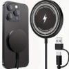 Chargeur Sans Fil Magnétique 15W – Technologie MagSafe & Induction Haute Précision pour iPhone 12 à iPhone 17 (Pro, Max, Mini)