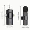 Système Microphone Cravate Sans Fil Universel – Version Simple ou Double Micro, Connexion Multi-Ports (Lightning, USB-C, 3.5 mm) & Réduction de Bruit Active