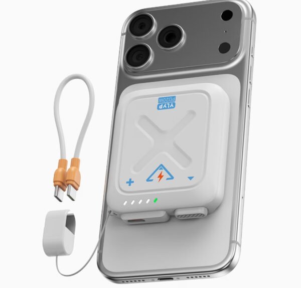 MagSafe YLYP 5000 mAh – Charge Sans Fil 15W, Charge Rapide