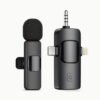Système Microphone Cravate Sans Fil Universel – Version Simple ou Double Micro, Connexion Multi-Ports (Lightning, USB-C, 3.5 mm) & Réduction de Bruit Active