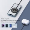 Chargeur Sans Fil Magnétique 15W – Technologie MagSafe & Induction Haute Précision pour iPhone 12 à iPhone 17 (Pro, Max, Mini)