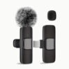 Microphone Cravate Sans Fil HITOZON – Enregistrement USB-C & Sans Fil, Audio en Un Toucher pour Smartphones, Tablettes et Ordinateurs