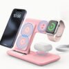 Station de Charge Sans Fil Pliable 3-en-1 – Charge Rapide pour iPhone 17/16/15, Apple Watch & AirPods – Image 2