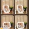 Rectangle 889 Miroir de Coiffeuse Lumineux LED – Éclairage Avant avec 3 Modes de Lumière