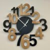 Horloge Murale Silhouette Asymétrique