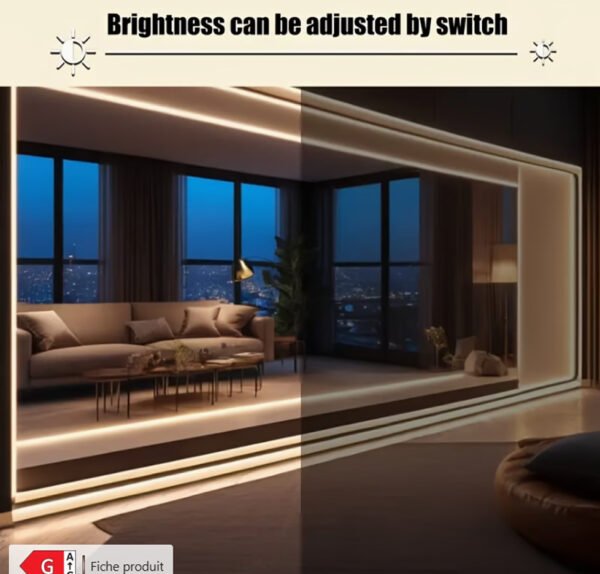 Bande Lumineuse LED Néon Flexible Ambiance Cosy