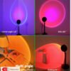 Lampe Coucher de Soleil RGB "Plein d'Ambiance" 16 Couleurs
