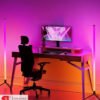 Rectangle 889 Éclairage de Sol RVB Connecté – Colonne Lumineuse d'Ambiance avec Alimentation USB