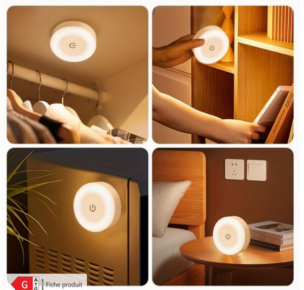 Lumière & Luminosité Réglable Murale Moderne & Veilleuse LED Sans Fil