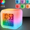 Réveil Cube Lumineux LED Tactile