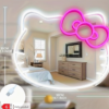 Miroir Lumineux Néon LED Hello Kitty