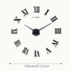 Horloge Murale Luminescente en Acrylique "Glowtick" – Chiffres Romains Vintage,