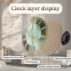 Horloge Murale Ronde en Bois Élite