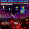 Bande Lumineuse LED Néon RGB de 3,0 Mètres pour Habitacle de Voiture
