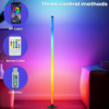 Lampe de Sol d'Angle LED RGBIC Intelligente (1 Pièce) – Colonne Lumineuse Connectée
