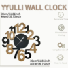 Horloge Murale Silhouette Asymétrique