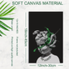 Rectangle 891 Tableau Design Couverture d'Album Gunna avec Serpents Verts & Cheveux Blonds, Décoration Murale 2D
