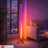 Rectangle 891 Éclairage de Sol RVB Connecté – Colonne Lumineuse d'Ambiance avec Alimentation USB