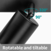 Plafonnier LED Moderne Noir (1 Pièce) – Rampe de Projecteurs de Plafond Pivotants & Orientables