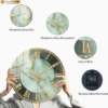 Horloge Murale Ronde en Bois Élite