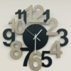 Horloge Murale Silhouette Asymétrique