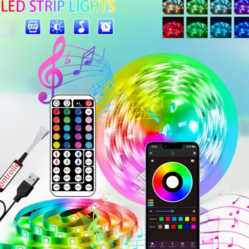 Bandeau LED RGB Intelligent (Longueur au choix : 5m ou 30m)