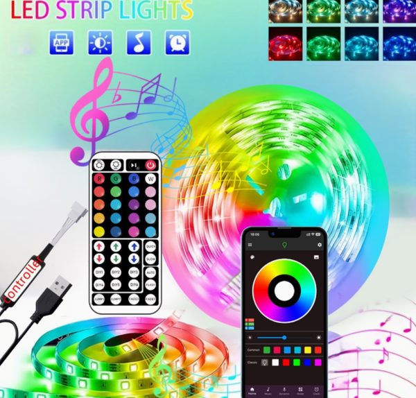 Bandeau LED RGB Intelligent (Longueur au choix : 5m ou 30m)