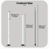 Lampe de Sol d'Angle LED RGBIC Intelligente (1 Pièce) – Colonne Lumineuse Connectée